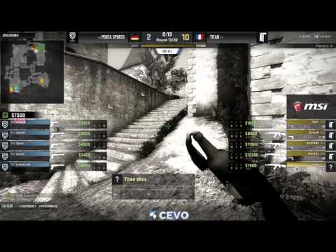 Titan vs PENTA Sports Game 2  (CEVO-P CS:GO Season 8) Sabo & Dust
