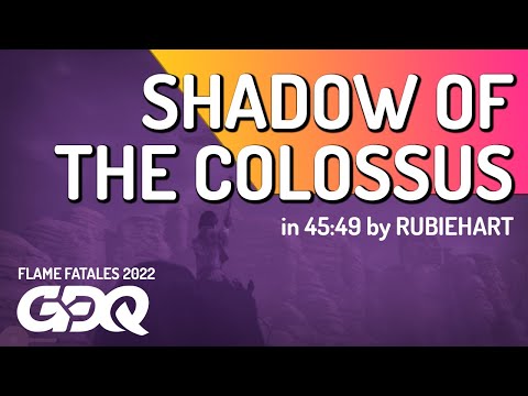 Shadow of the Colossus by RUBIEHART in 45:49 - Flame Fatales 2022