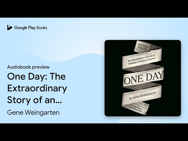Vídeo relacionado con One Day: The Extraordinary Story of an Ordinary 24 Hours in America