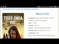 Tiger Zinda Hai Full Movie Free Download Salman Khan Link In Description