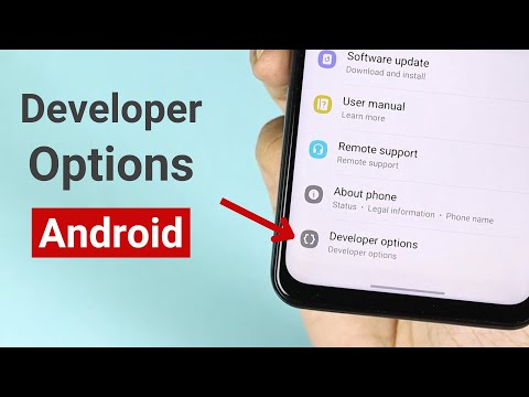 How to Enable or Disable Developer Options in Android