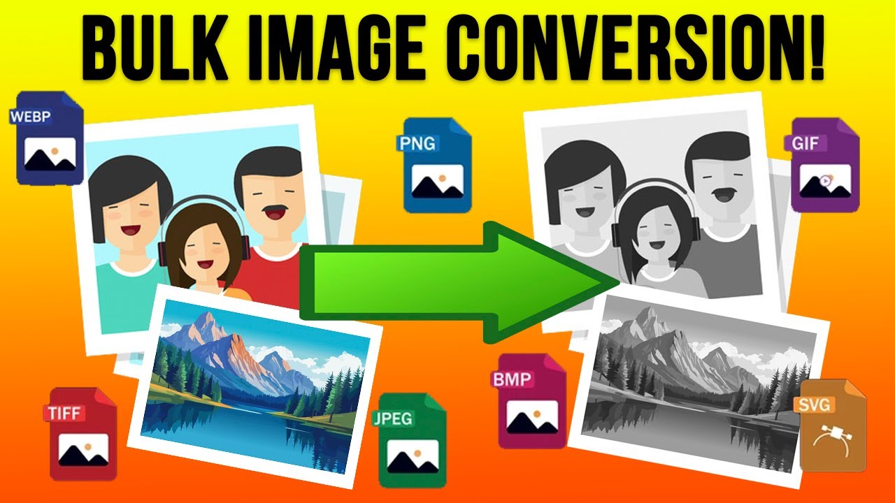 How to Bulk Convert Images and Photos to Any Format (Batch Image Converter)