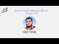 How to Install NetBeans IDE and Java JDK on Windows 10 | Fazal Tuts4U