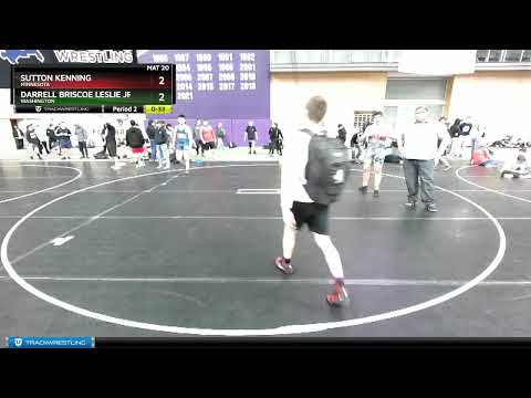 195 Lbs Cons. Round 3 - Darrell Briscoe Leslie Jr., Washington Vs Sutton Kenning, Minnesota 1f47