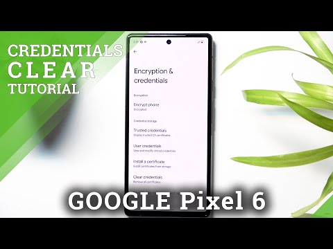 How to Clear Credentials on Google Pixel 6 - Remove All Licences & Certificates