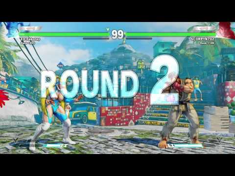 STREET FIGHTER V (BETA) ElChakotay (R.Mika) vs SCORPYN702 (Ryu)