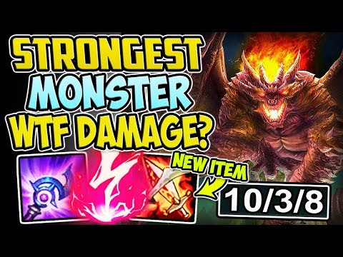 STRONGEST MONSTER | WTF DAMAGE? LICH BANE IS TOO OP | Top Galio Season 8 Ranked League of Legends