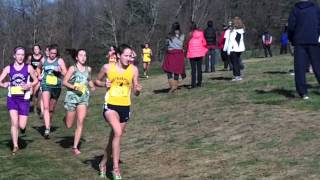 preview picture of video 'Girls D1 Western Masschusetts XC Championships 111012'