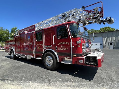 Amesbury, MA - E-One HR100 Quint Platform