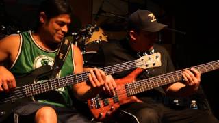 Warwick Bass Workshop in Argentina - Andy Irvine and Robert Trujillo