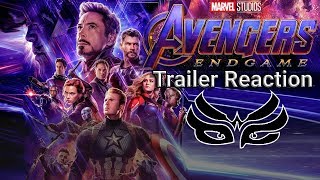 thumbnail for Avengers Endgame trailer reaction video 