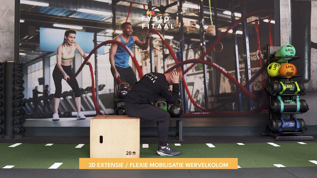 Video thumbnail: 3D extensie flexie mobilisatie wervelkolom — instructievideo