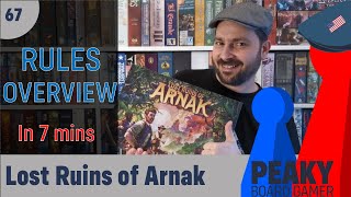 Lost Ruins of Arnak boardgame Overview in 7 minutes - Peaky Boardgamer