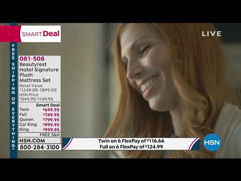 Beautyrest Hotel Signature Plush Twin Mattress Set with ...