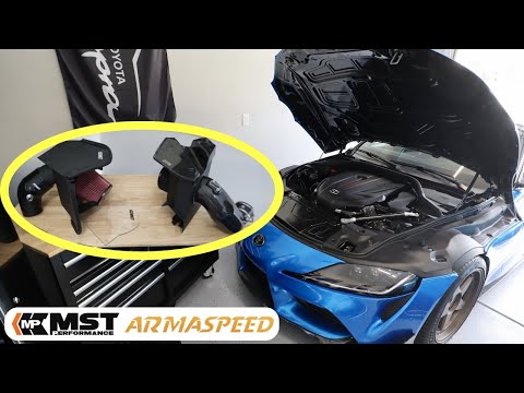 (2020-2025) MK5 Toyota Supra 3.0 B58 MST vs Armaspeed Cold Air Intake (Install & Sound)