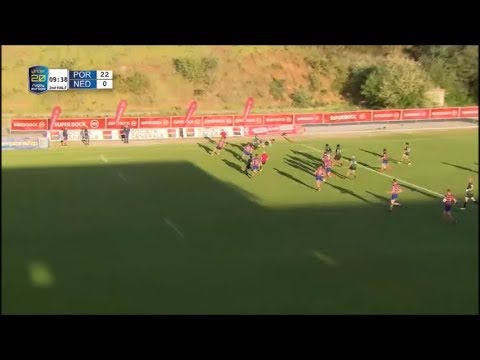 Bart Wierenga stops José do Carmo in his tracks with hammering hit