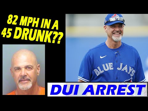 Blue Jays Coach Pete Walker ARRESTED For DUI - Going 82 MPH In a 45 MPH Zone