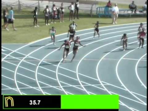 Girls 4x100m Relay EE Prelim Heat 1 - New Balance Outdoor Nationals 2011