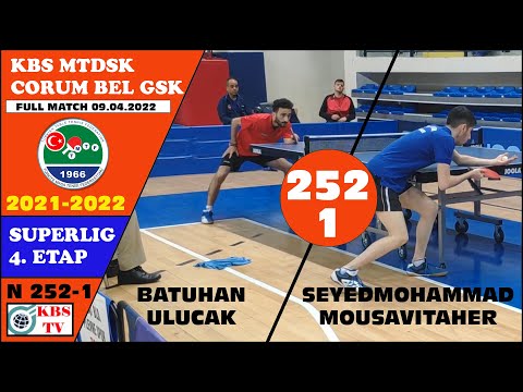 KBS MTDSK - ÇORUM BELEDİYE GSK  MAÇ 1| BATUHAN ULUOCAK - SEYEDMOHAMMAD MOUSAVITAHER | SÜPER5.ETAP