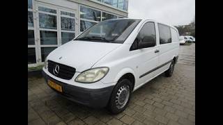 الميكروباصات لنقل الركاب والحمولات Mercedes-Benz Vito 109 CDI 320 L. DOKA Dubbelcabine AIRCO C Am.st | صورة 4 - Autoline