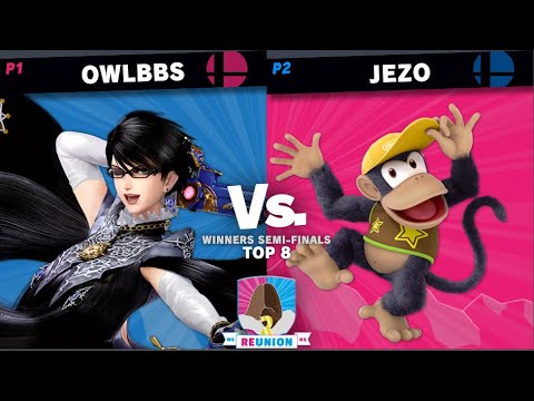 Reunion 2 Top 8 Winners Semi-Finals - OwlBBs (Bayonetta) v Jezo (Diddy Kong)
