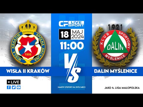 LIVE: Wisła II Kraków - Dalin Myślenice