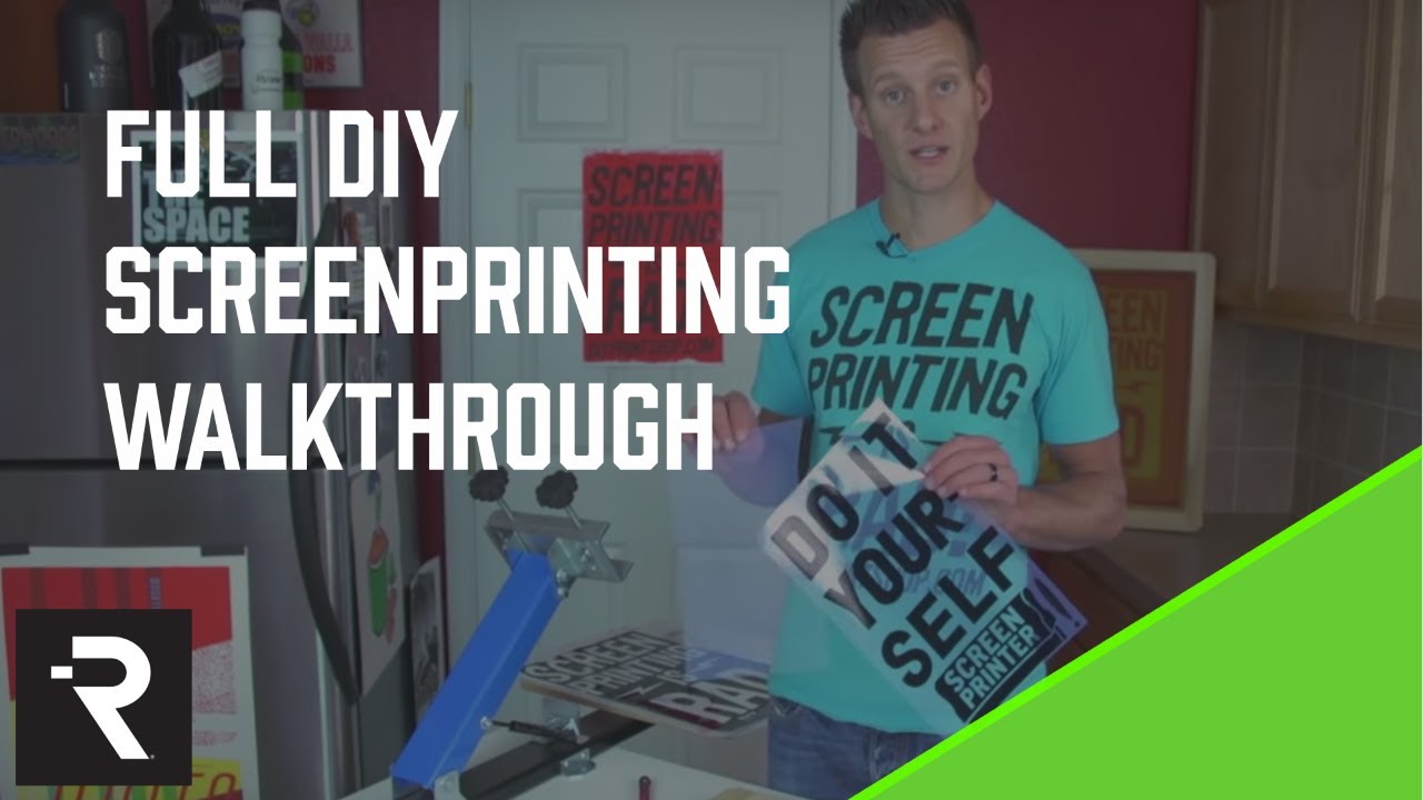 How to Start Screen Printing at Home: A Beginner's Guide