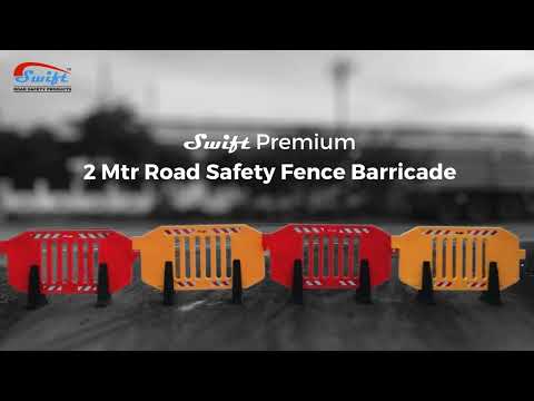 1200mm Yellow LLDPE Road Safety Fence Barricade