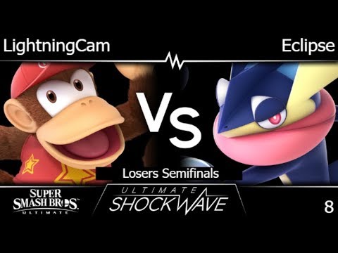 USW 8 - LightningCam (Diddy) vs Eclipse (Greninja) Losers Semifinals - SSBU
