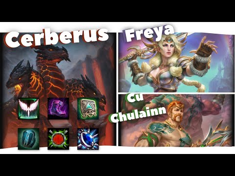 SMITE RANKED JOUST GRIND TO DIAMOND: CERBERUS | BUILD LIFESTEAL BOOTS TO SHRED!