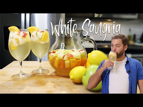 Authentisches weißes Sangria-Rezept | Sommercocktails