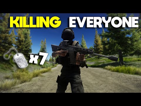 Taking on the ENTIRE Customs Lobby - Escape From Tarkov Raid Highlight