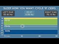 Sleep Cycle R (30 Minutes) - The Best Binaural Beats - Sleep How You Want