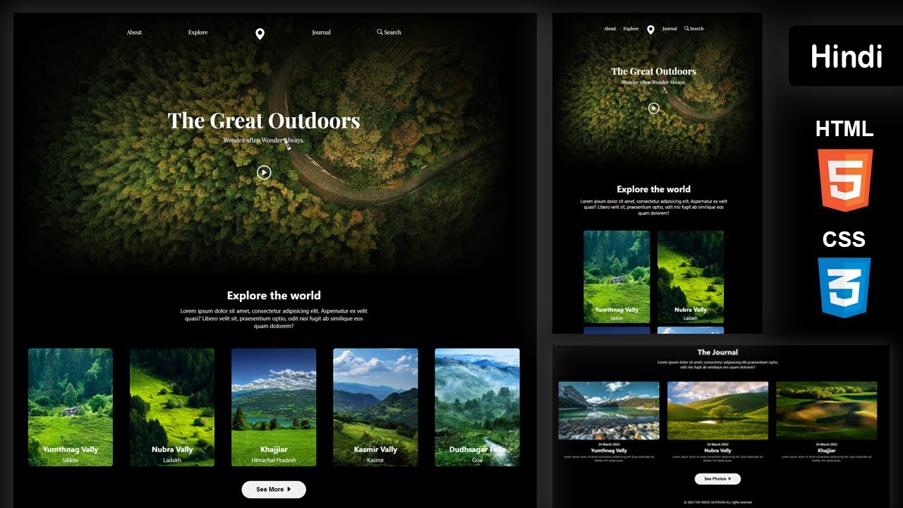 Tutorial Create Website Html Css