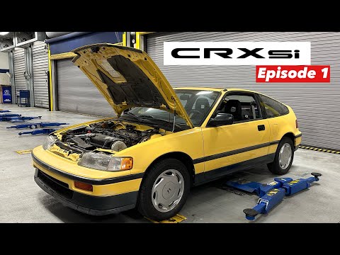 New Project - Restoration on THIS 1989 Honda CRX Si | Ep 1