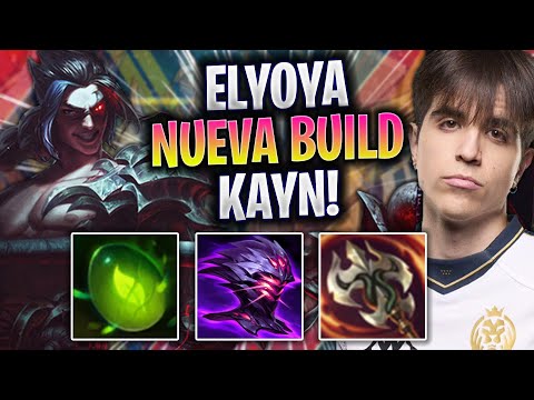 ELYOYA PRUEBA NUEVA BUILD DE KAYN! - Elyoya Juega Kayn Jungle vs Sylas! | Preseason 2023