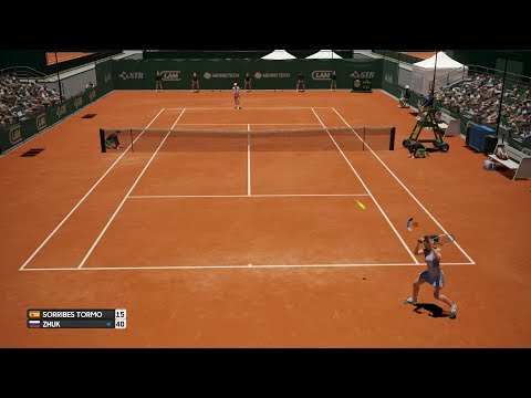 Sara Sorribes Tormo vs Sofya Zhuk - AO International Tennis PS4 Gameplay