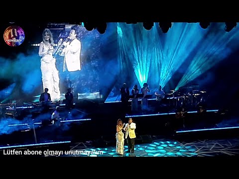 Ziynet Sali Vasilis Saleas ile Harbiye'de Muhteşem Düetleriyle İzleyenleri Büyüledi "Nais Balamo" 