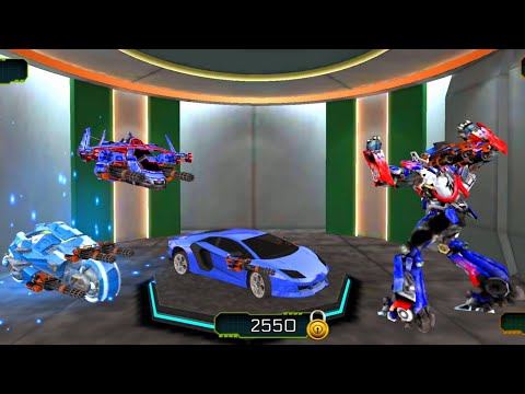 Flying Helicopter Robot Car Transform Shooting War ** ROBOT BIKE CAR TRANSFORM * android gameplay