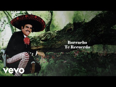 Vicente Fernández - Borracho Te Recuerdo (Letra / Lyrics)