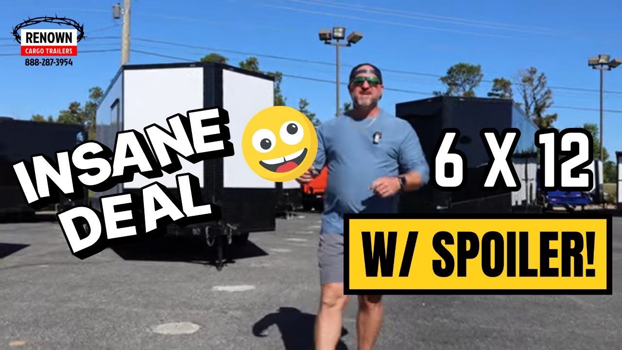 6x12 Enclosed Trailer for $3,999: .080 Polycore & Mag Wheels 🚚💨