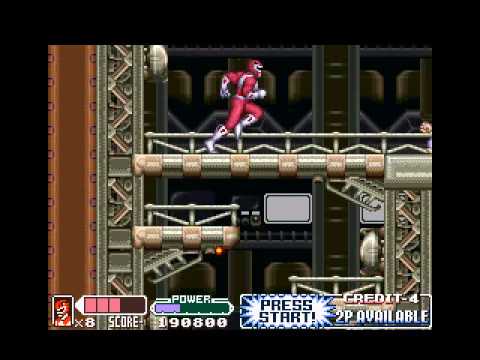 Mighty Morphin Power Rangers - The Movie - Snes Playthrough