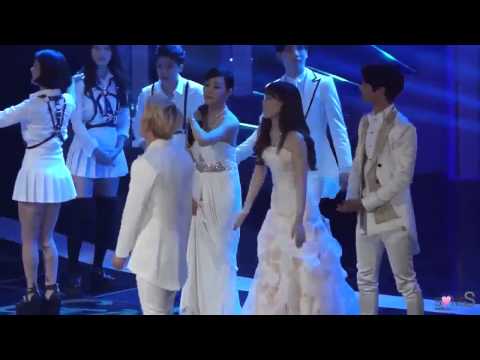 140205 Tiffany, Taeyeon, Snsd, Shinee, and EXO @ ending GDA 2014