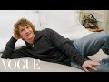Heated Rivalry S Connor Storrie Gets Ready For His First Fashion Show Last Looks Vogue