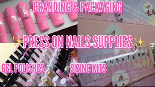 SUPPLIES YOU NEED TO START A PRESS ON NAIL BUSINESS ✨ | INVENTORY LIST | EVERYTHING YOU NEED