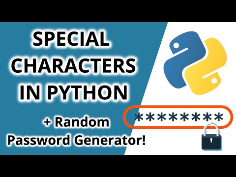 Special Characters In Python Random Password Generator Example