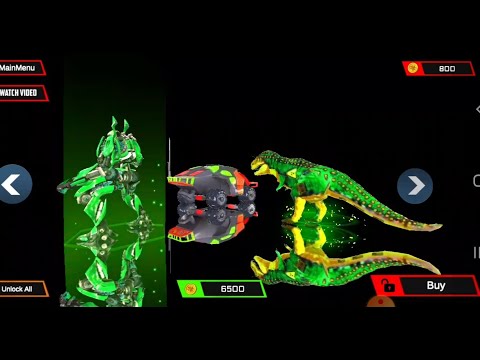 Grand Dino Robot Car Transform - Flying Jet Robot  - Android Mobile Gameplay