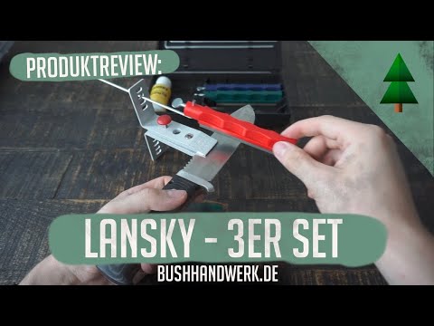 Lansky - 3er Standard Schleifset - Messer schärfen | Bushhandwerk - Dein Outdoor Store