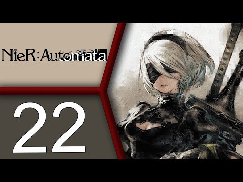 Nier: Automata COMPLETE Run pt22 - Serious Business at Pascal's Village
