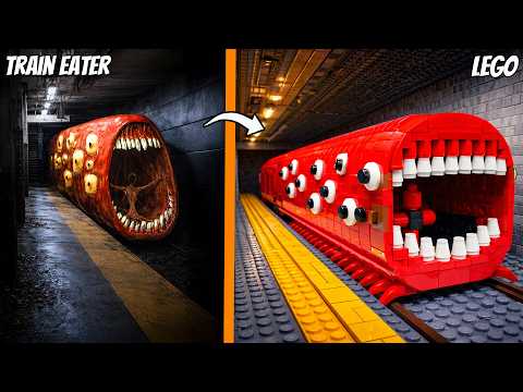 I Built LEGO Train Eater from Trevor Henderson | Space Bricks